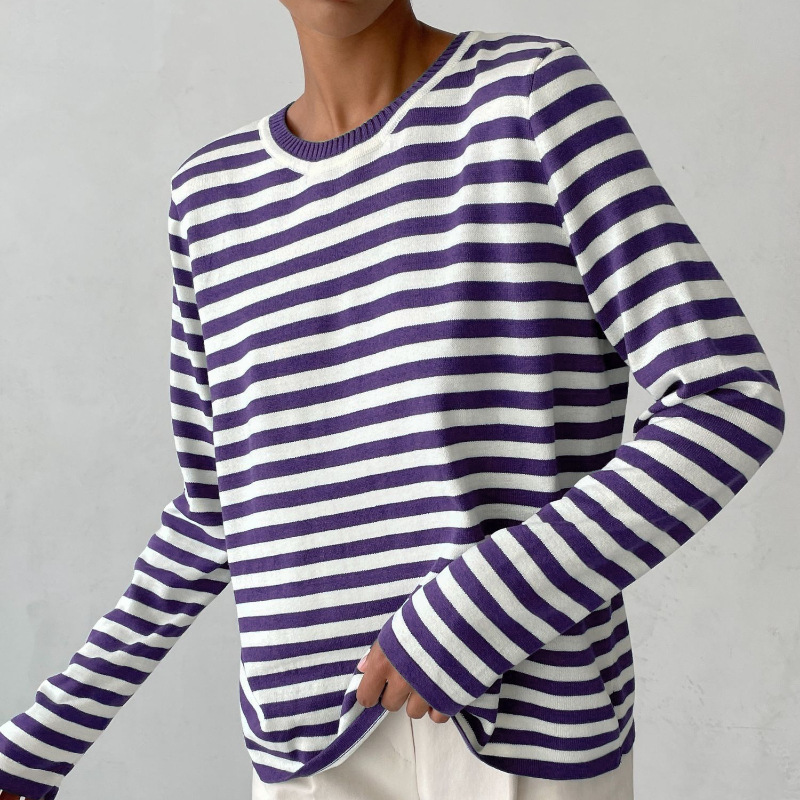 Elin – Pull Rayé Femme