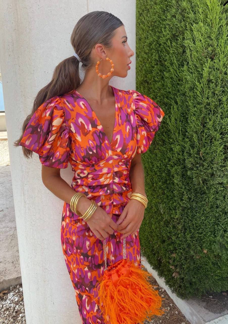 Été Coloré – Robe d'Été Élégante Colorée