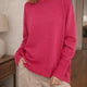 Pull col rond en maille douce