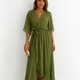 Plissée – Robe Plissée en Mousseline