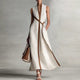 Adèle – Robe Maxi Col Haut à Poches