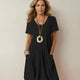 Fluidité – Robe Midi Fluide