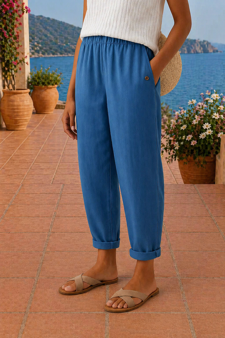 Lin Été Chic – Pantalon en Lin Chic d'Été