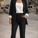 Ensemble tailleur pantalon fluide