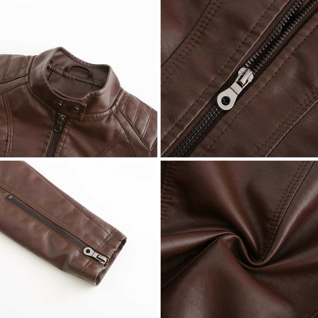 Luna – Veste en Cuir Raffinée pour Femme