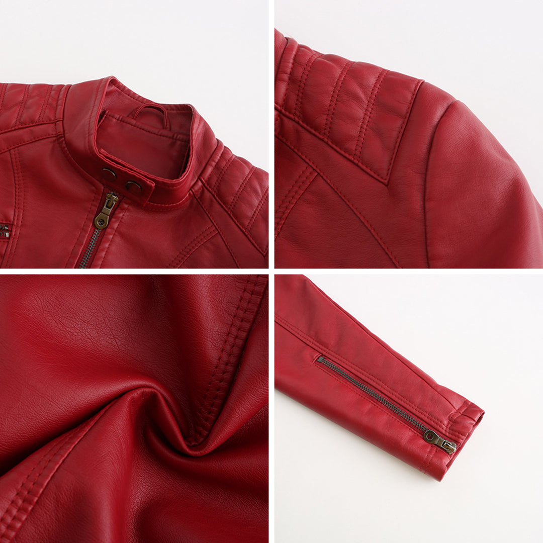 Luna – Veste en Cuir Raffinée pour Femme