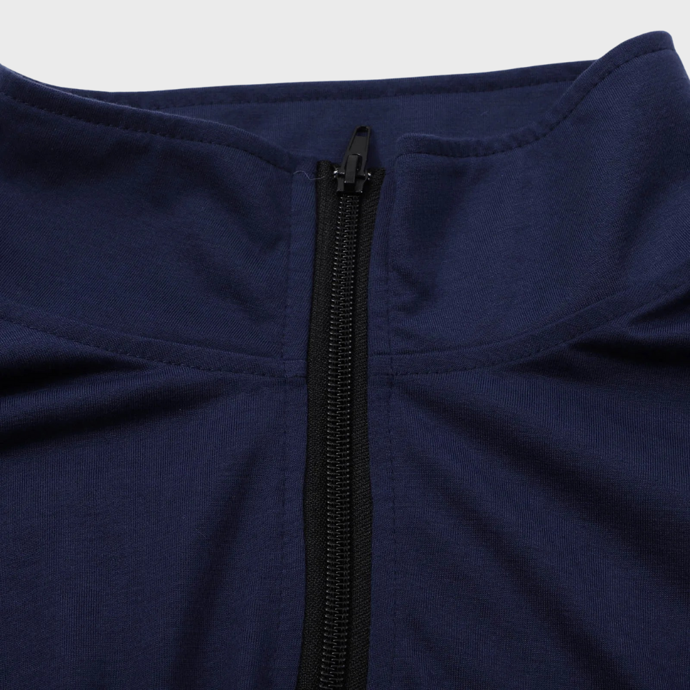 Luuk | Pull d'été léger zippé pour homme