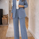 Tailleur pantalon large pour femme
