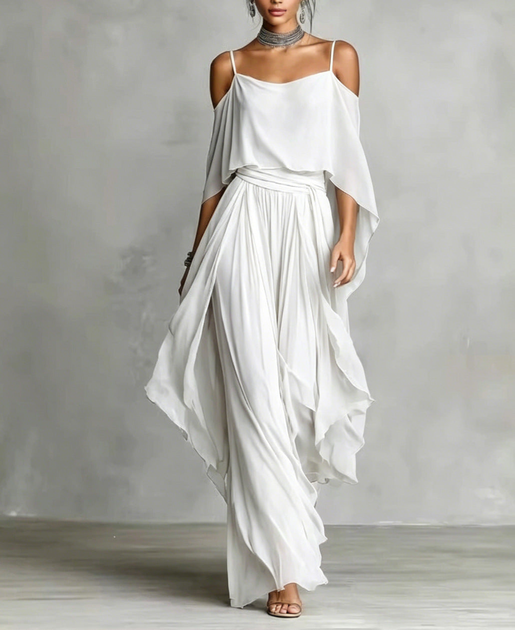 Mousseline Élégante – Ensemble en Mousseline Élégant