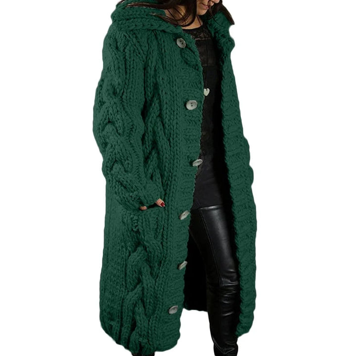 Nina – Gilet Épais Tricoté pour Femme