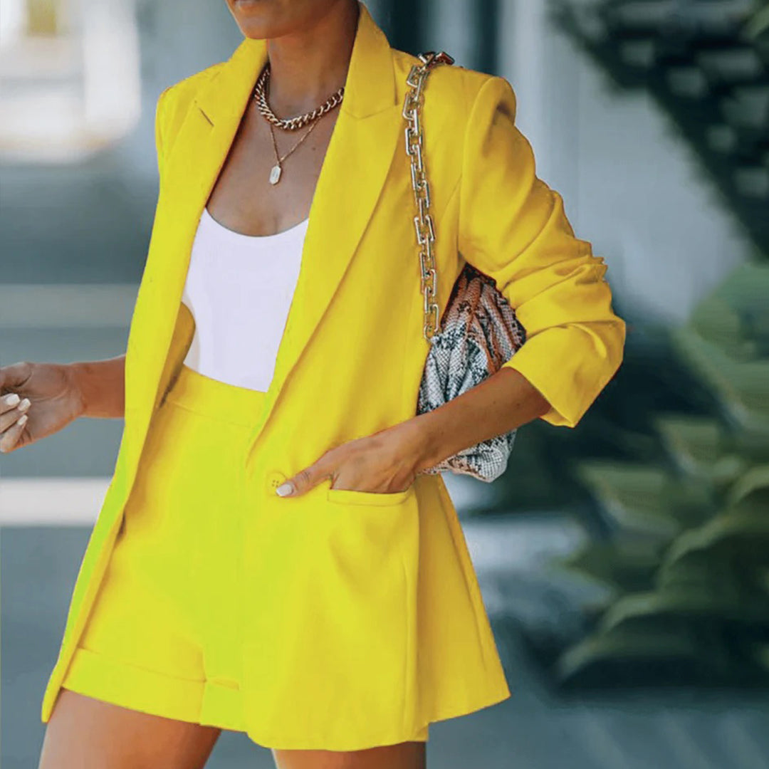 Ensemble Nina | Blazer d'été et short fluide