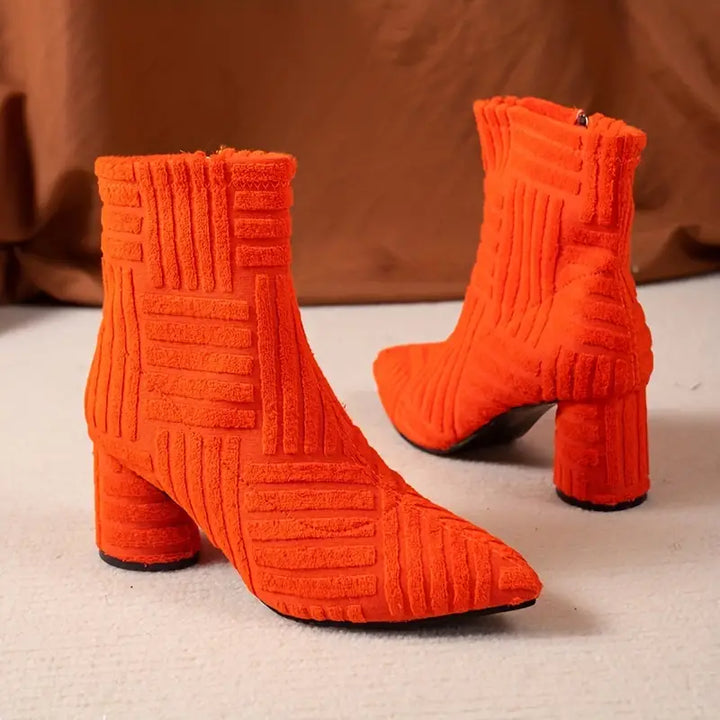 Bottines d'été Nina à talons épais
