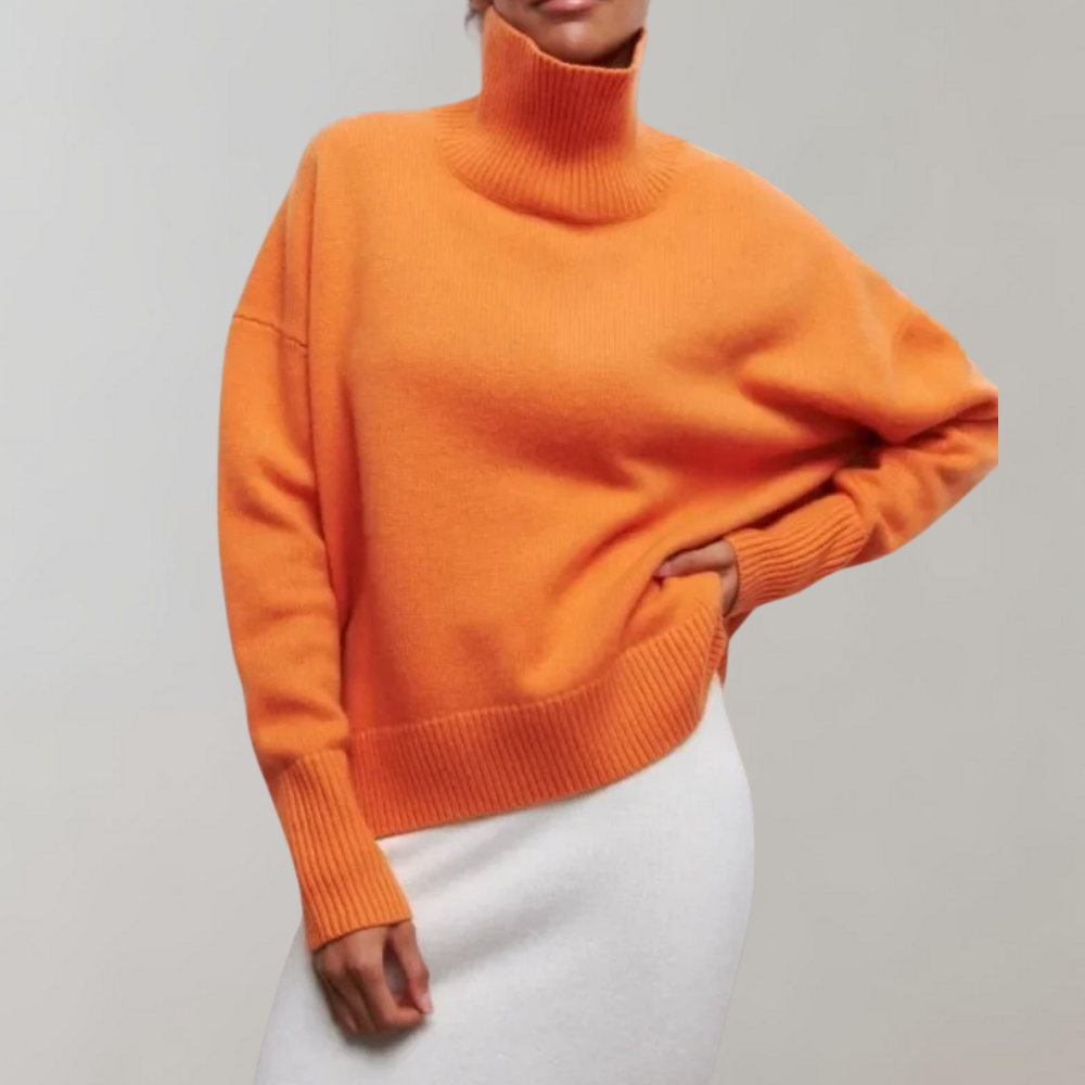 Noa | Le pull col roulé d'été léger