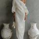 Salomé – Robe Maxi Asymétrique Un Seul Bretelle