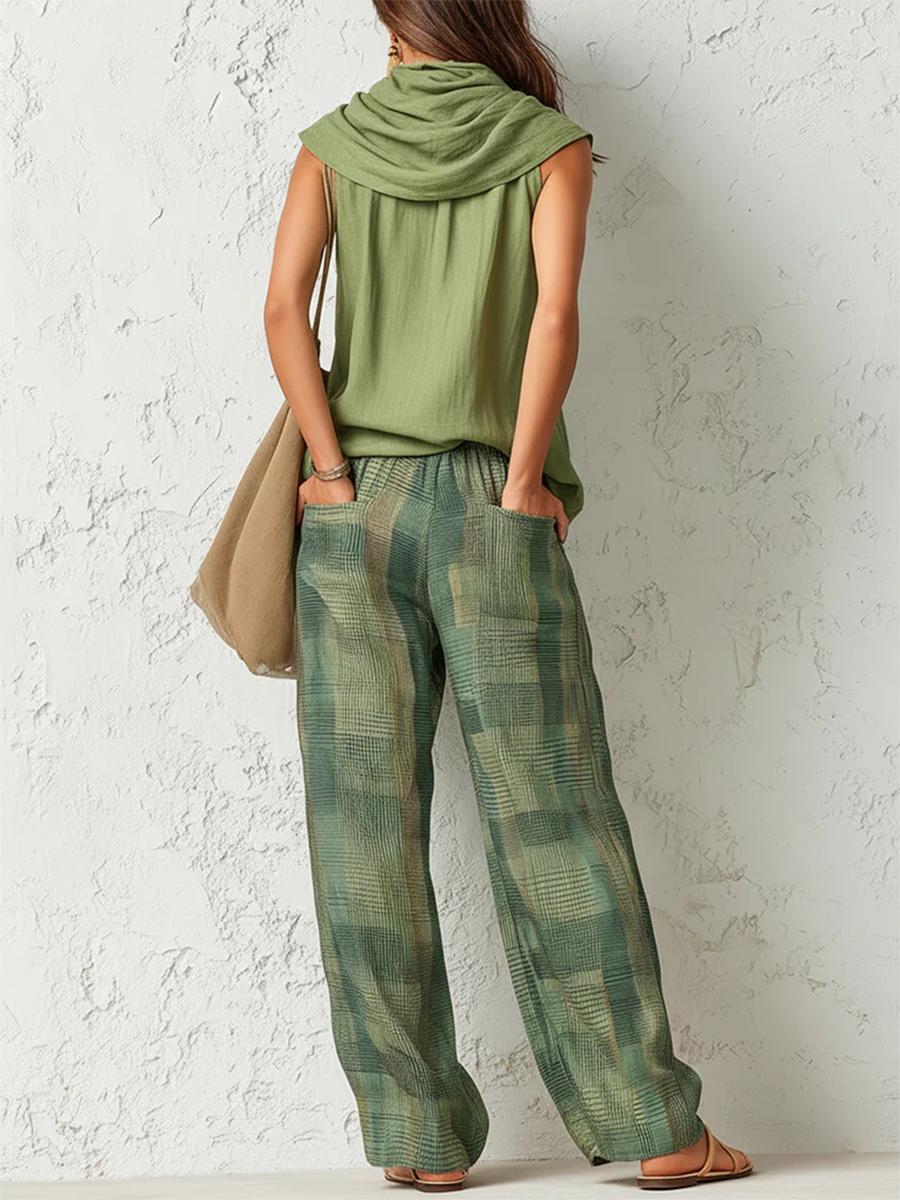 Essence – Ensemble Blouse et Pantalon Ample