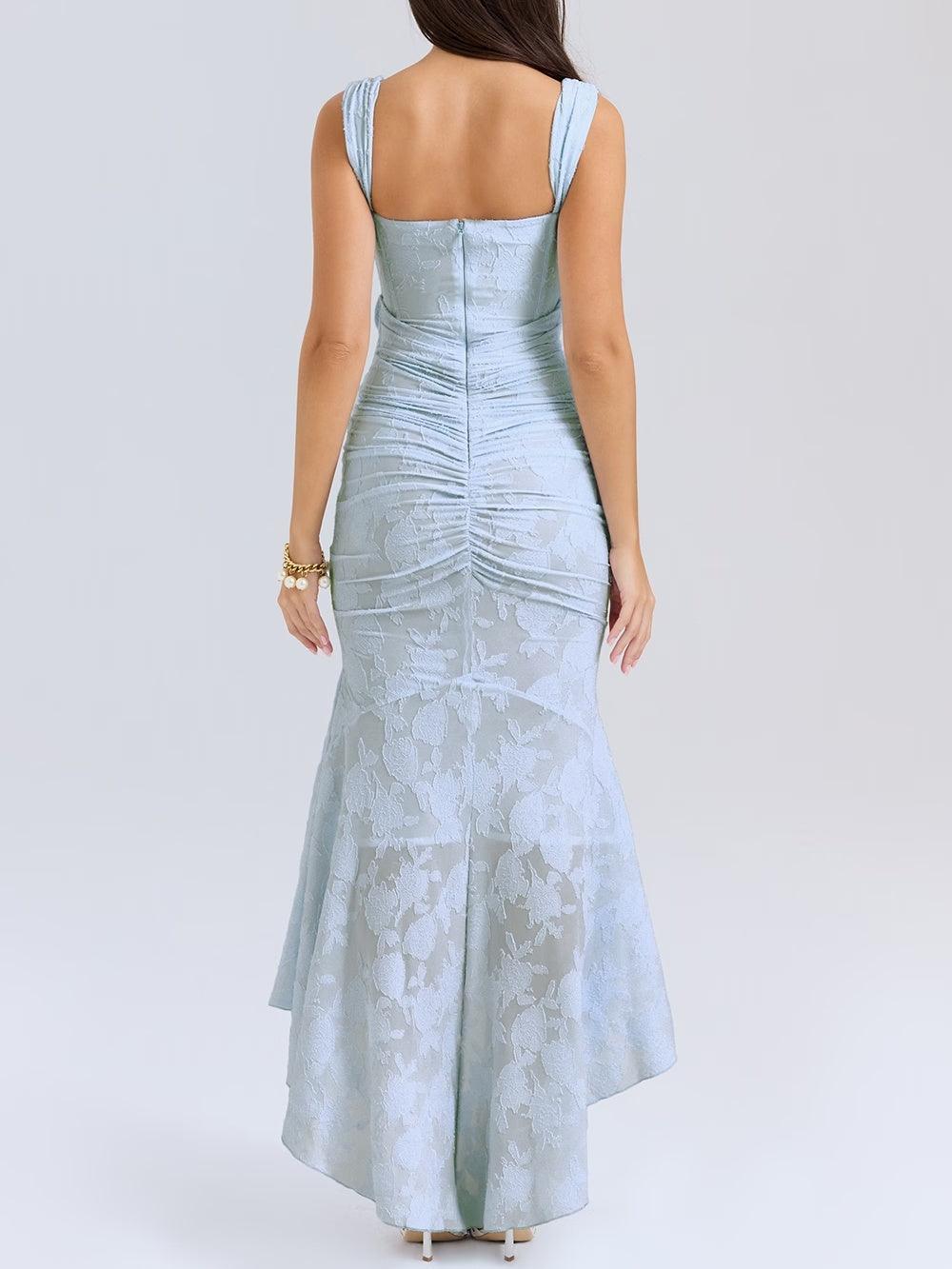Delphine – Robe Maxi Cloche Romantique