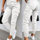 Sofie – Pantalon Cargo Taille Haute