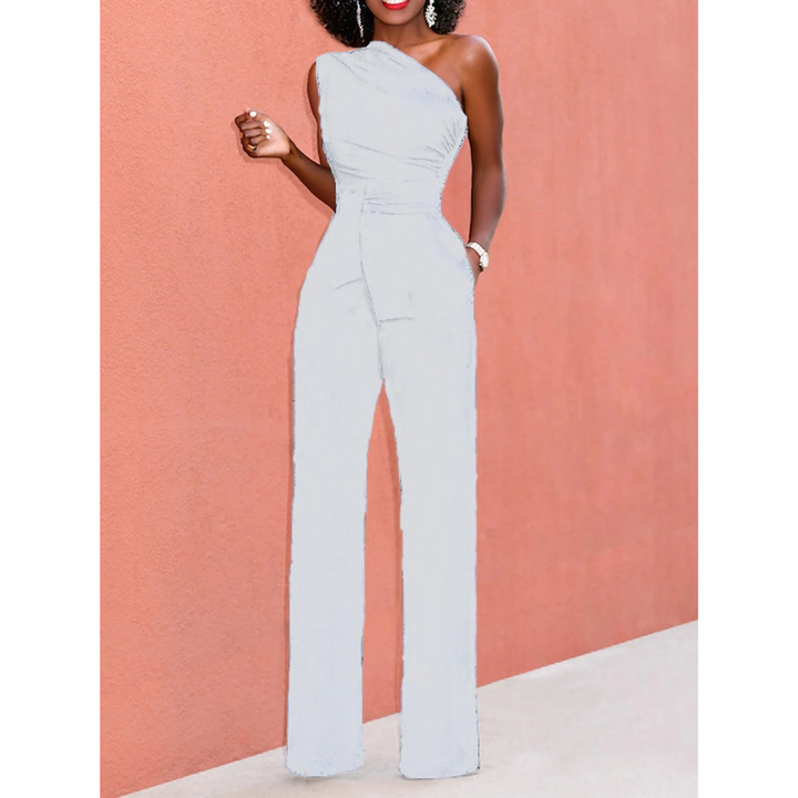 Sophie – Combinaison Pantalon Large à Manches Courtes