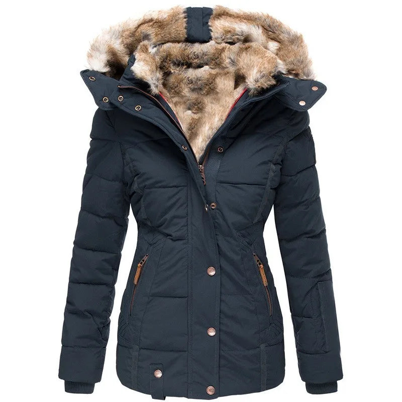 Tommy – Veste Élégante à Col en Fausse Fourrure