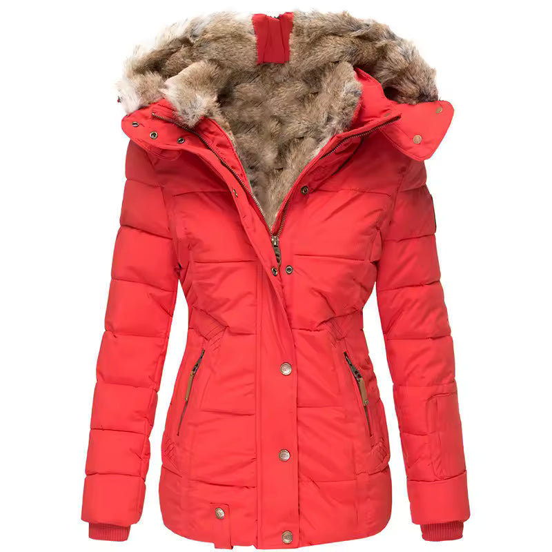 Tommy – Veste Élégante à Col en Fausse Fourrure