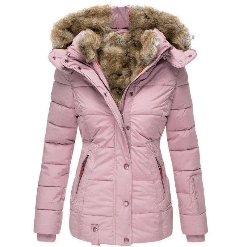 Tommy – Veste Élégante à Col en Fausse Fourrure