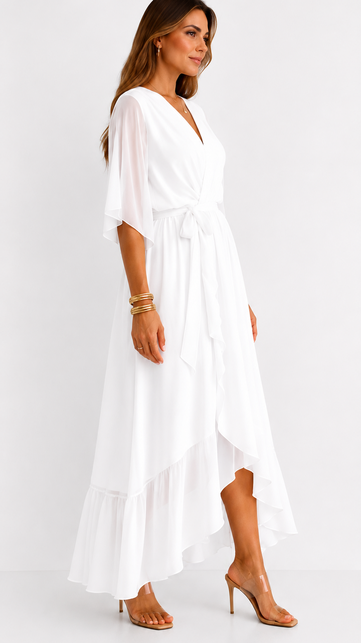 Plissée – Robe Plissée en Mousseline