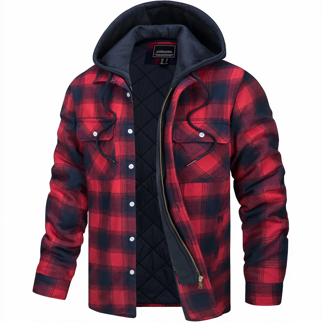 Antoine – Veste à Carreaux Homme Chaude et Doublée