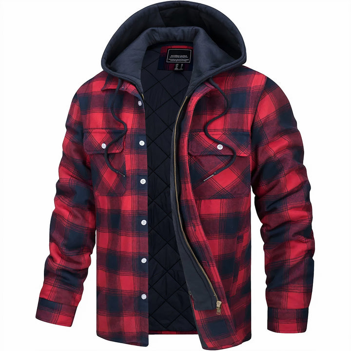Antoine – Veste à Carreaux Homme Chaude et Doublée