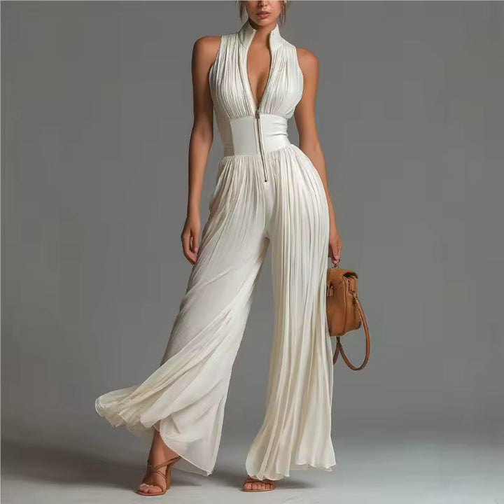 Chloé – Combinaison Col V Taille Marquée