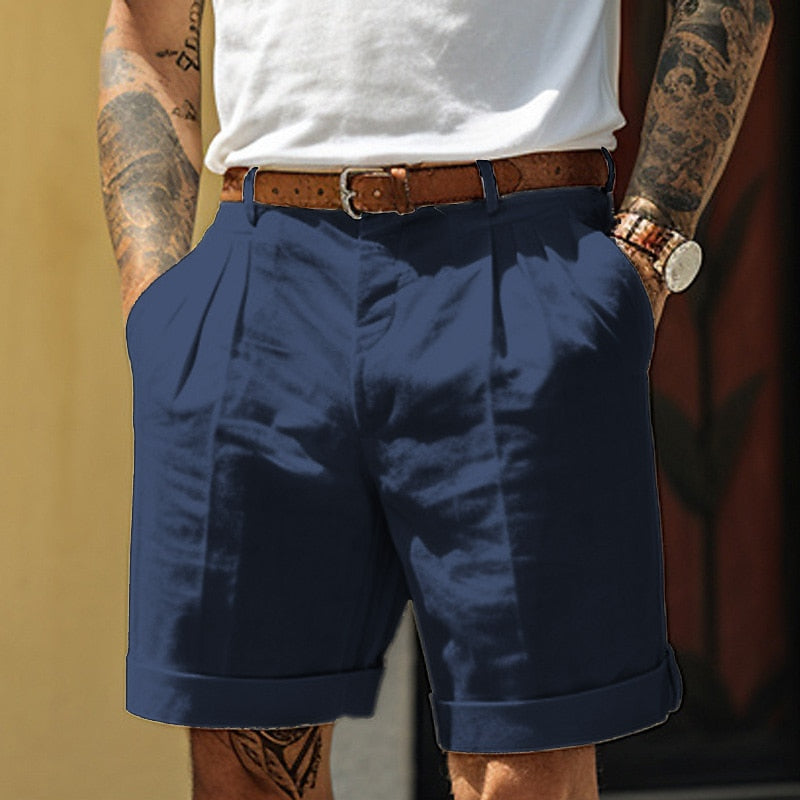 Steve – Short en Lin Confort Homme